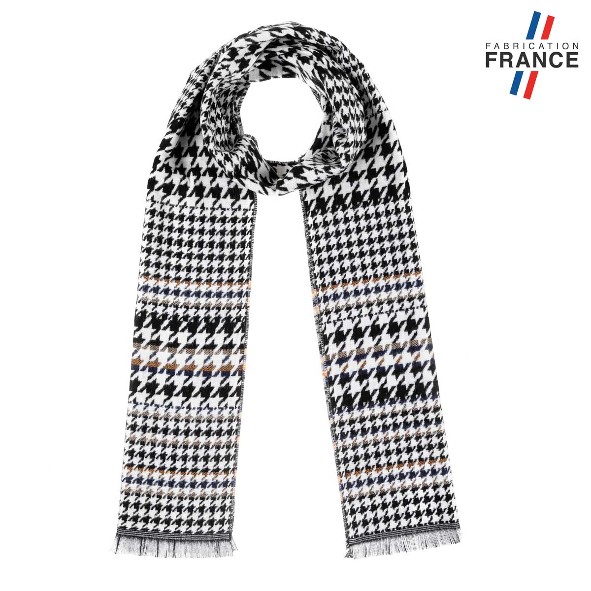 Echarpe-hiver-pied-poule-noir-blanc-AT-06231