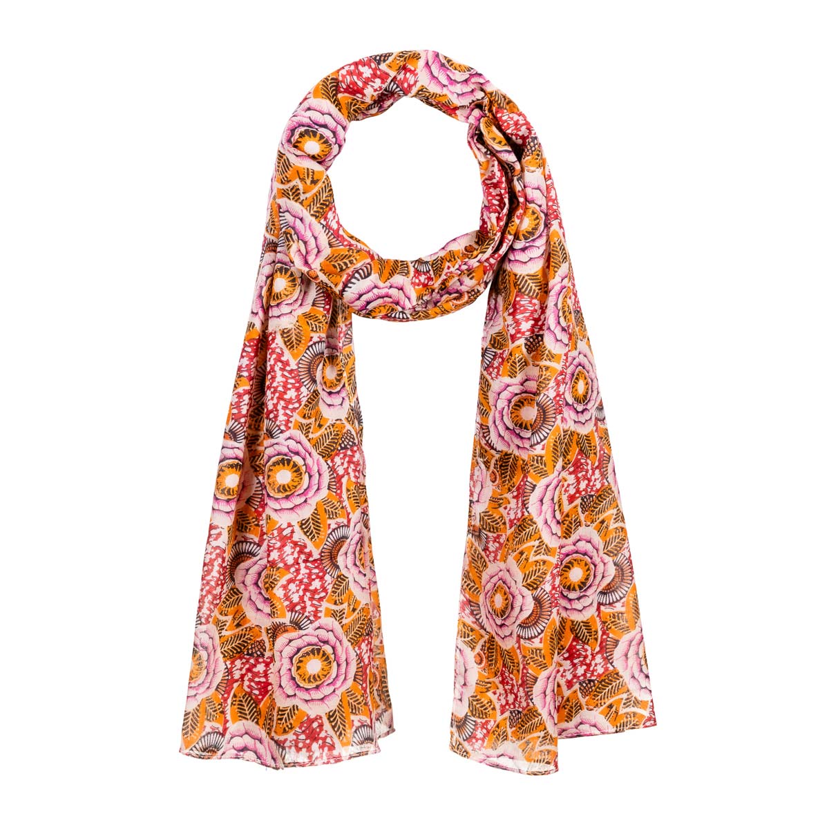 echarpe-cotin-orange-fleurs-AT-06402