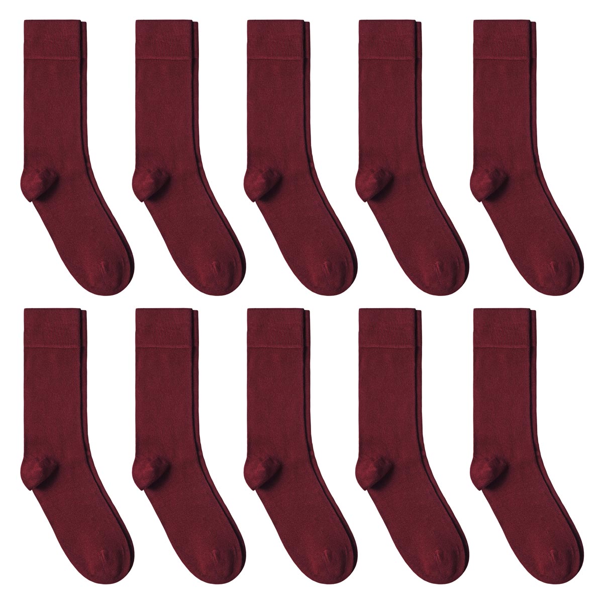 CH-00618_A12-1--_Lot-10-paires-de-chaussettes-homme-rouges-bordeaux-unies