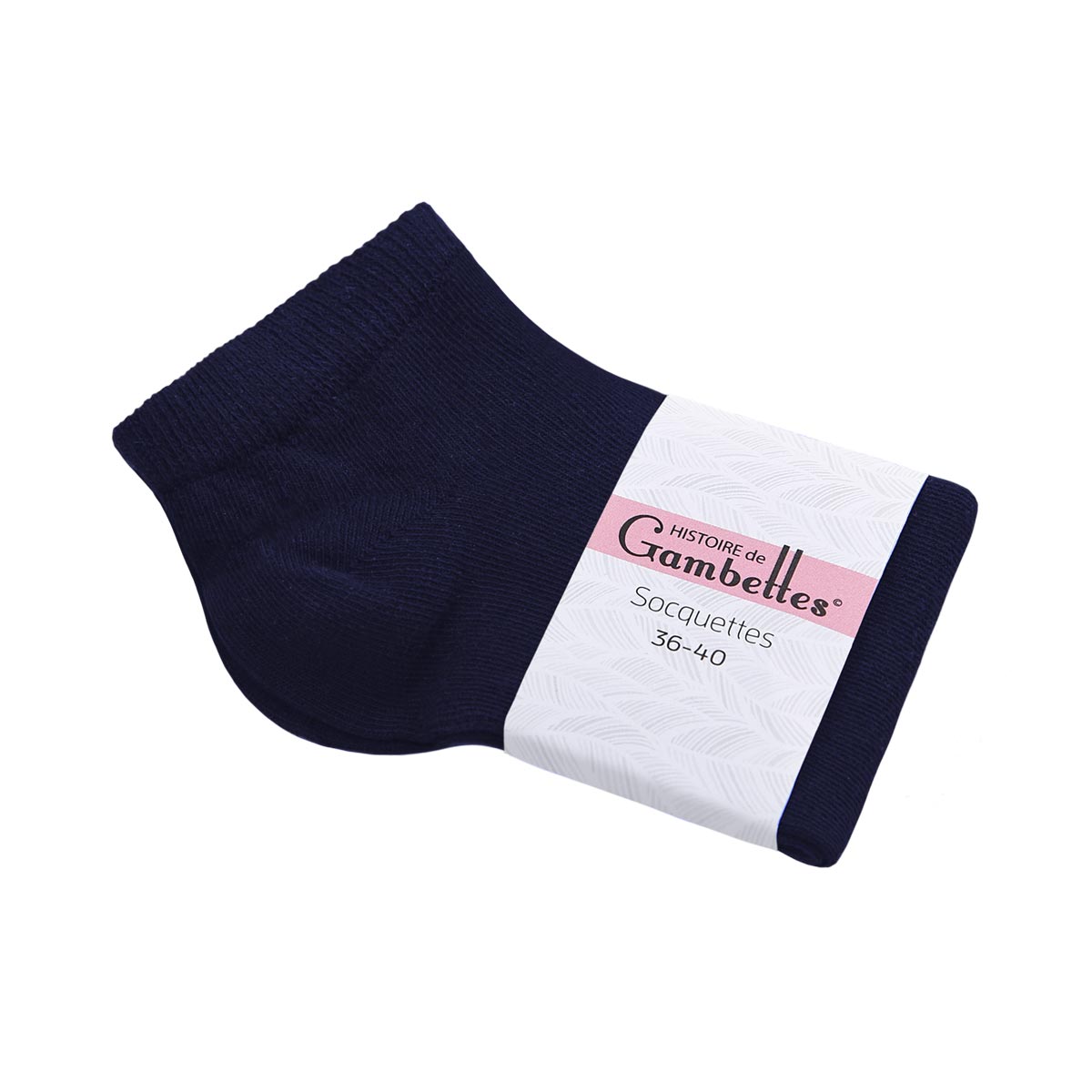 Socquettes en modal - Bleu marine - Taille 39/42 - Chaussettes