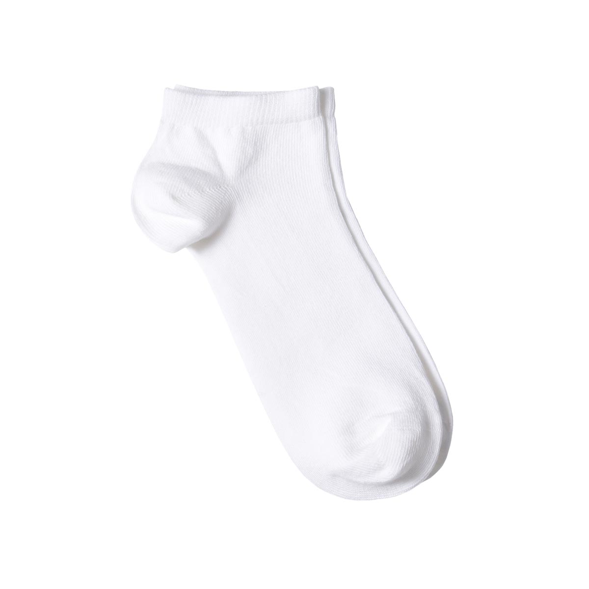 Socquettes femmes Blanches, pur coton - 36/40