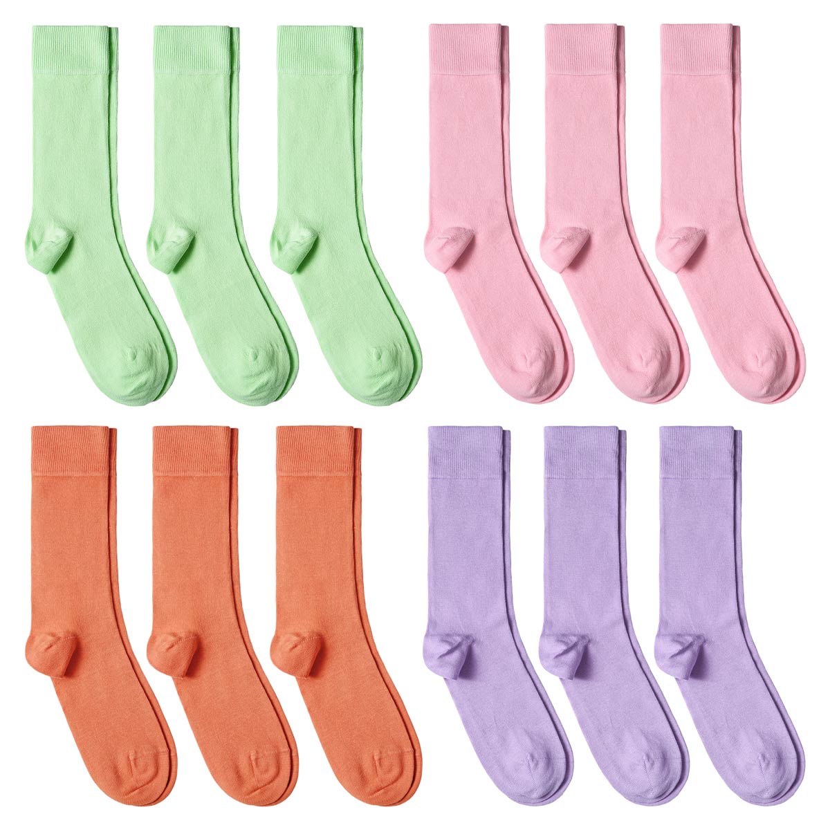 CH-00728_A12-1--_Lot-12-paires-de-chaussettes-homme-assorties-vert-rose-saumon-mauve-unies