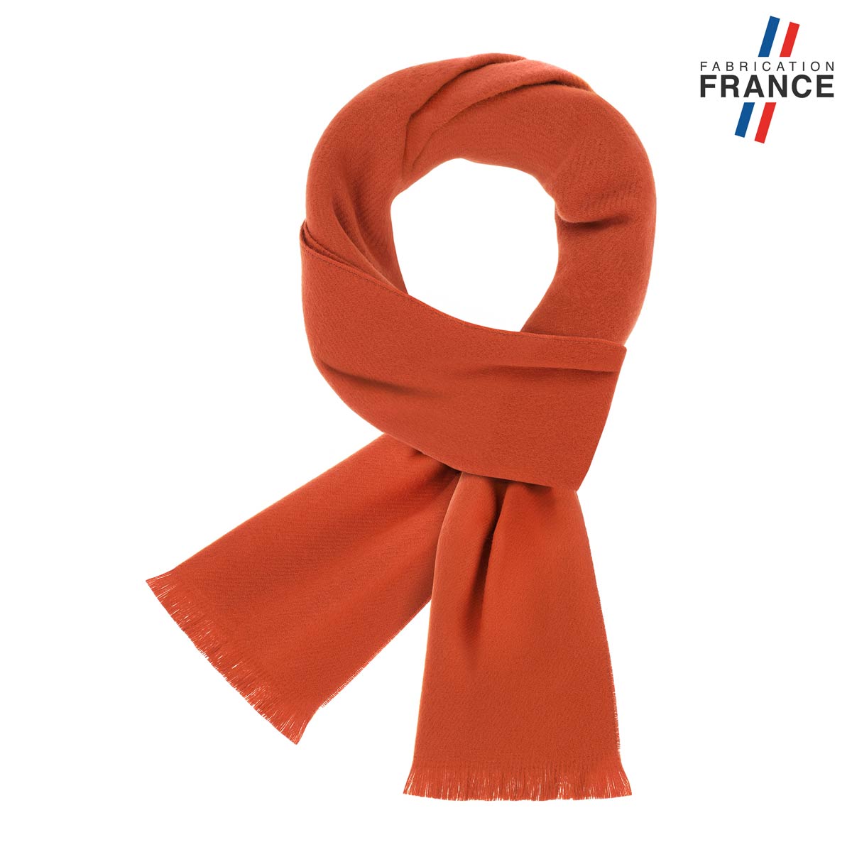 AT-06547_F12-1FR_Echarpe-orange-unie-femme-homme-franges-fabriquee-en-france