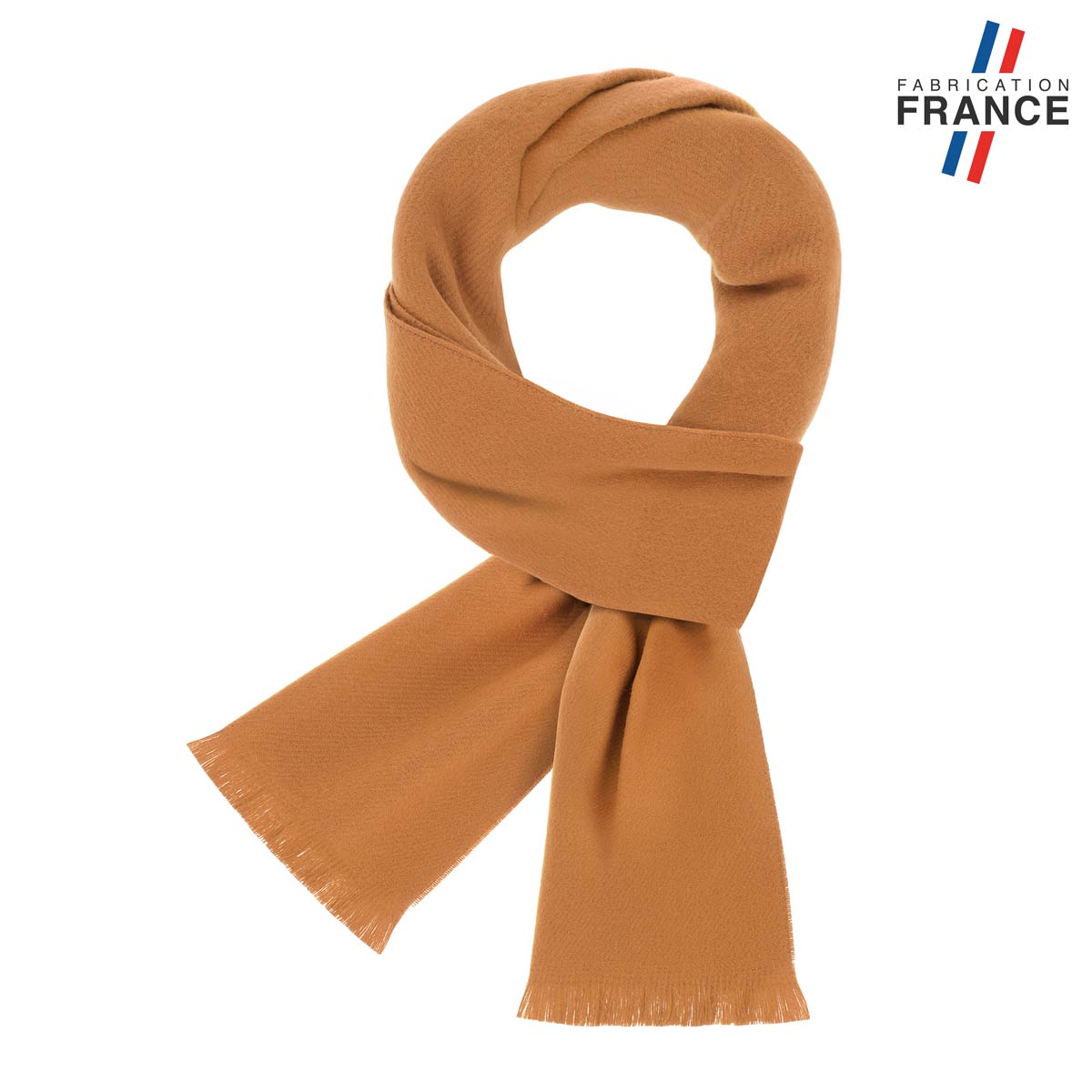 AT-06551_F12-1FR_Echarpe-orange-pale-unie-femme-homme-franges-fabriquee-en-france