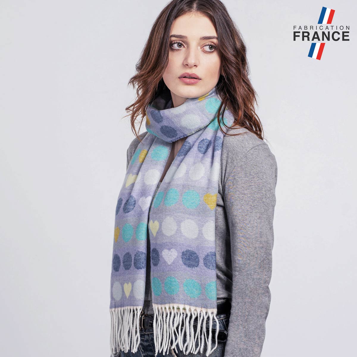 Echarpe-femme-motif-pois-gris-made-in-france--AT-06505_W12-1FR
