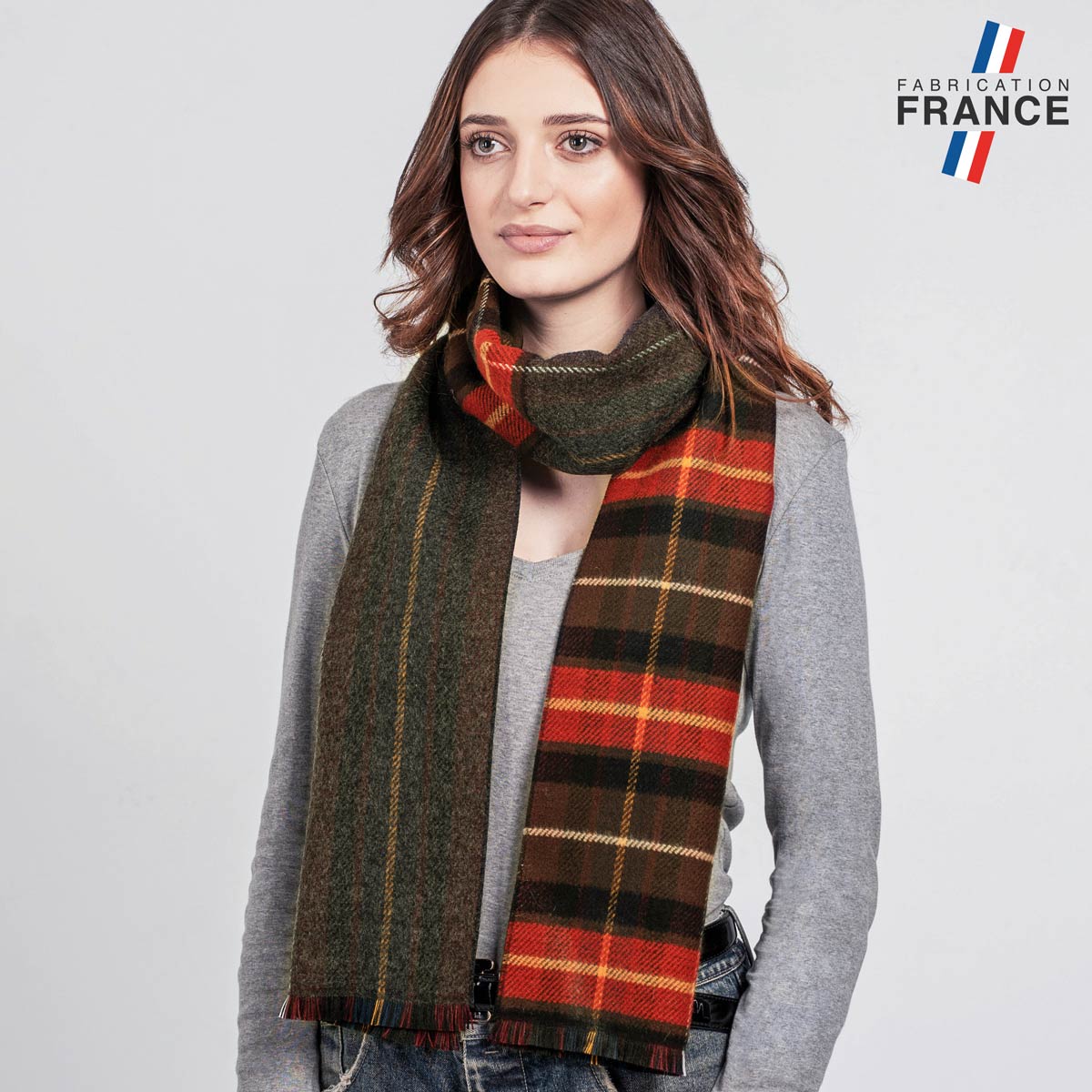 Echarpe-femme-motif-tartan-orange-marron-made-in-france-marron--AT-06706_W12-1FR