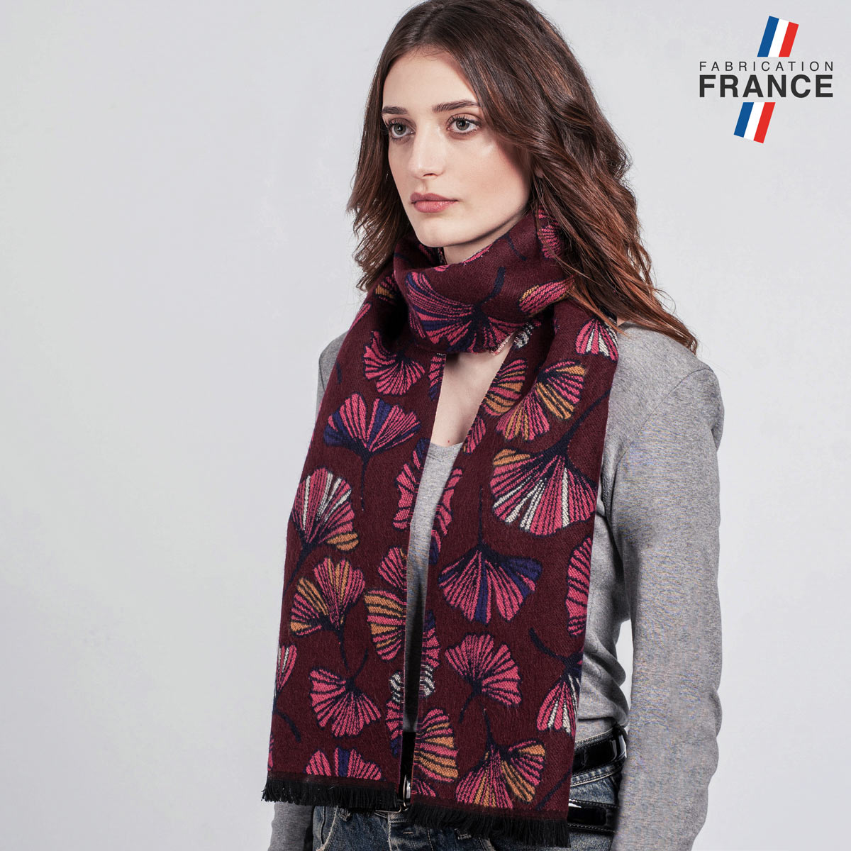 Echarpe-femme-motif-florale-bordeaux-AT-06485