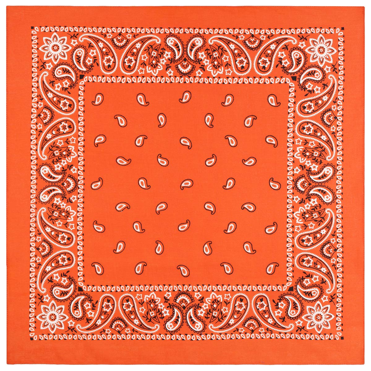 Bandana-coton-homme-orange--AT-06977
