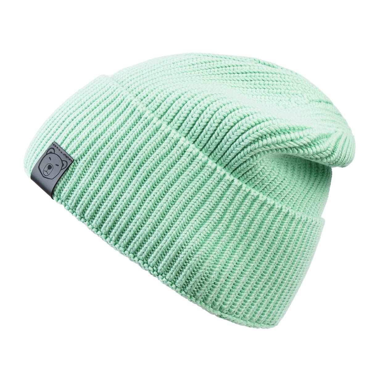 bonnet-femme-coton-vert-clair-aqua--CP-01685