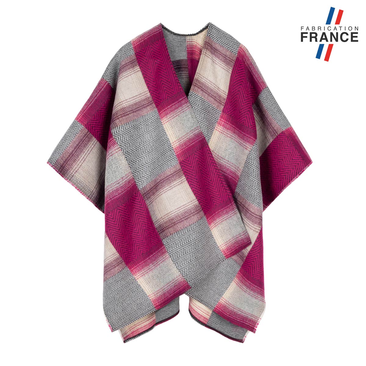 Poncho-femme-patchwork-rose-gris-fabrique-en-France--AT-07022_F12-1FR