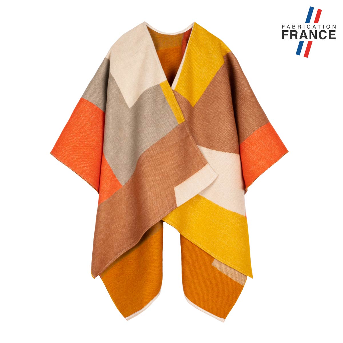 Poncho-femme-orange-patchwork-fabrique-en-france--AT-07030_F12-FR