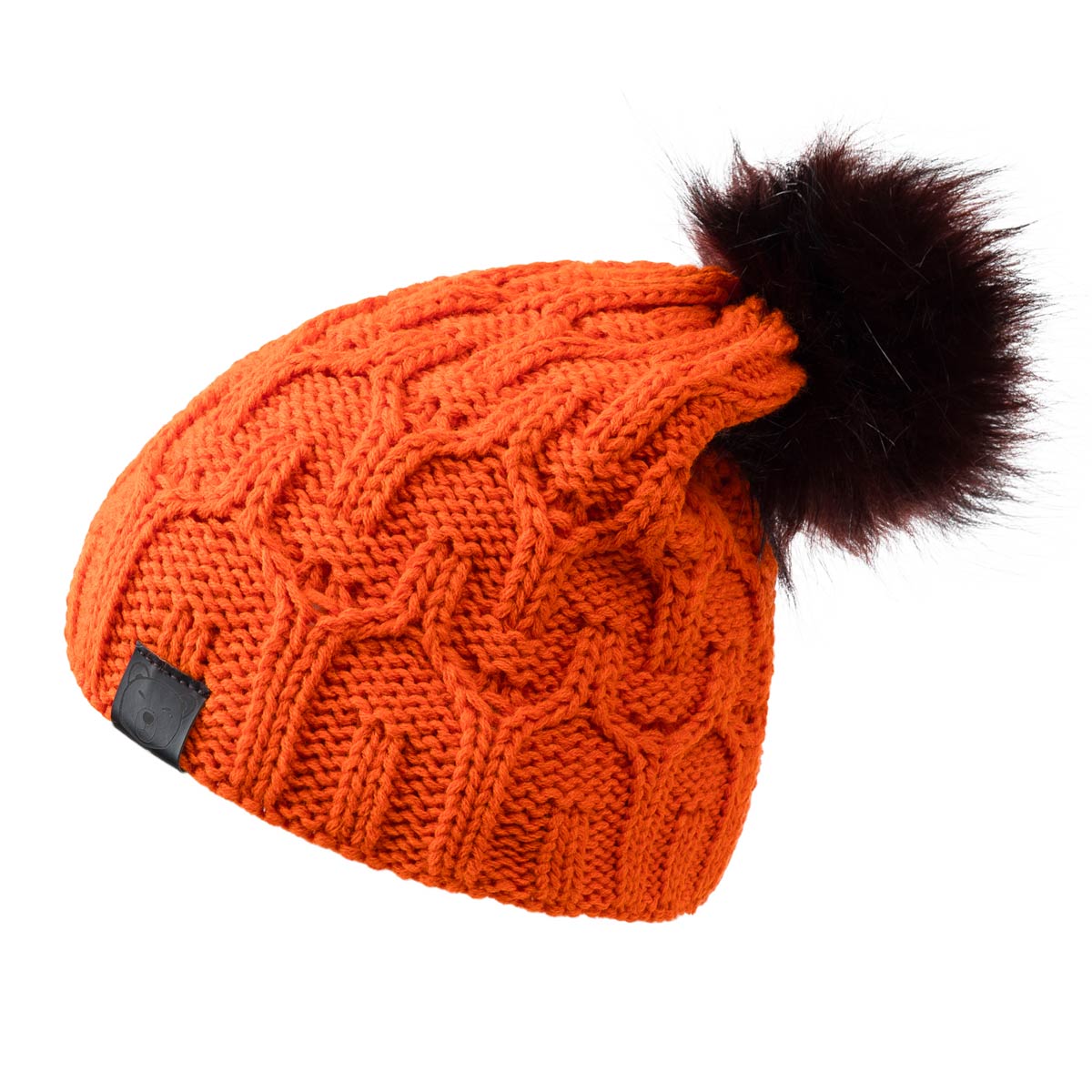 Bonnet-tricot-orange-fabrication europe--CP-01724