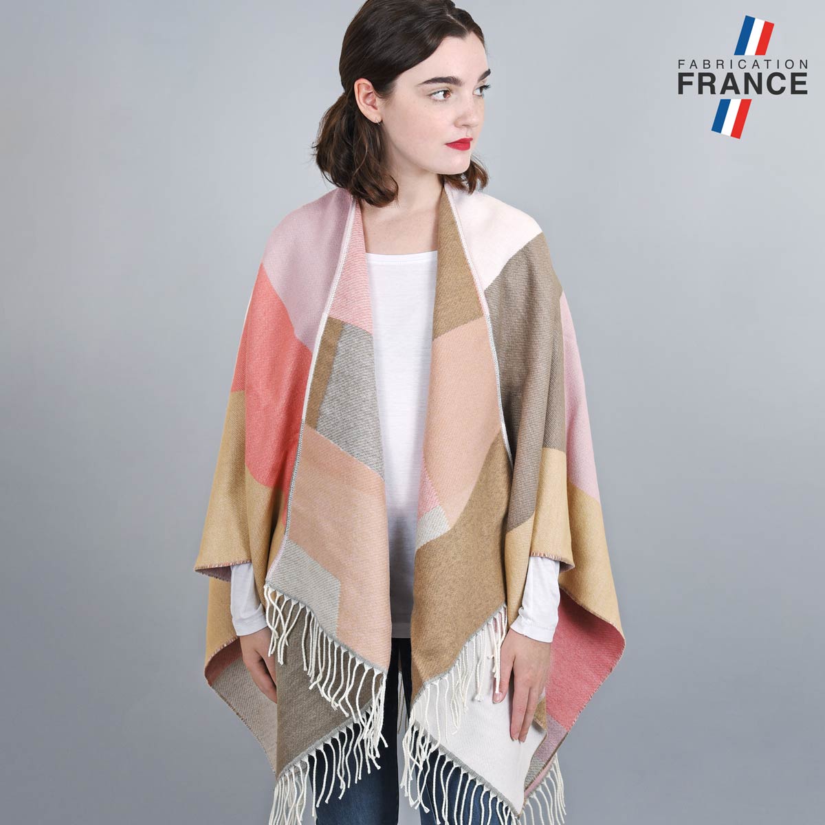 Poncho-femme-rose-taupe-made-in-France--AT-04788_W1-12FR