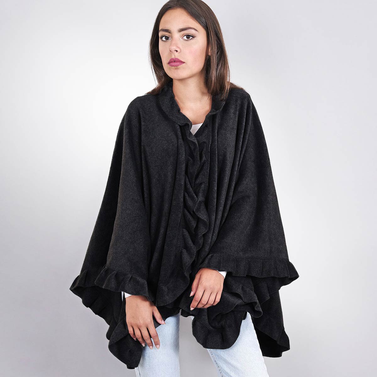 Echarpe foulard triangle à nouer - Gris - Femme - 12.00