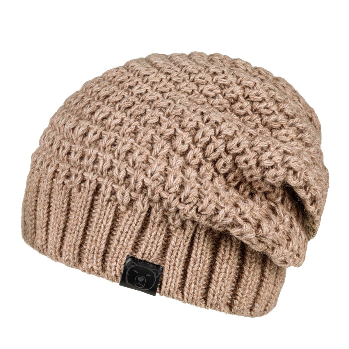 Bonnet femmes béret béret hiver chaud baggy tricoté au crochet bonnet