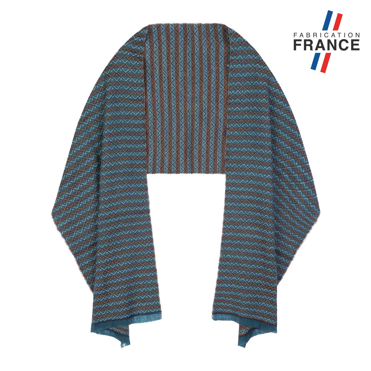 Chale-hiver-merinos-rayures-vertes-et-marron-fabriquee-en-France--AT-06939_F1_12x12bFR
