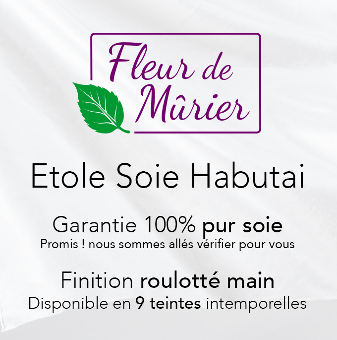 Etoles de soie unies