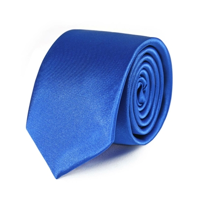 The Glowhouse Cravate fine pour homme Couleur unie en satin 5 cm, bleu fluo,  Skinny : : Mode