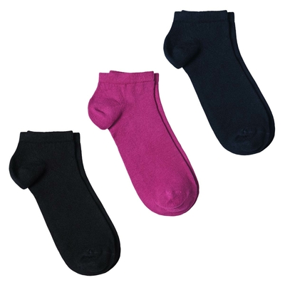 Socquettes Femme coton - 4 paires Multicolores