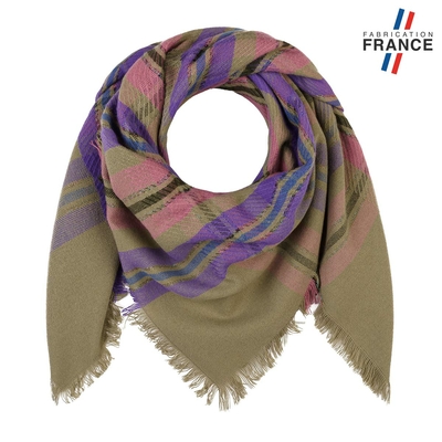 AJW-Tour de Cou Écharpe Femme Homme Chaud Tricot Tube Foulard