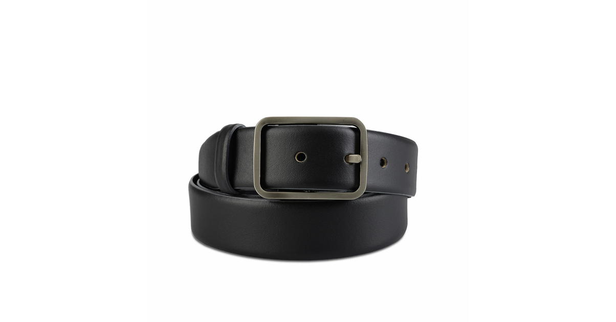 Ceinture femme en Cuir noir Largeur 3,5 cm