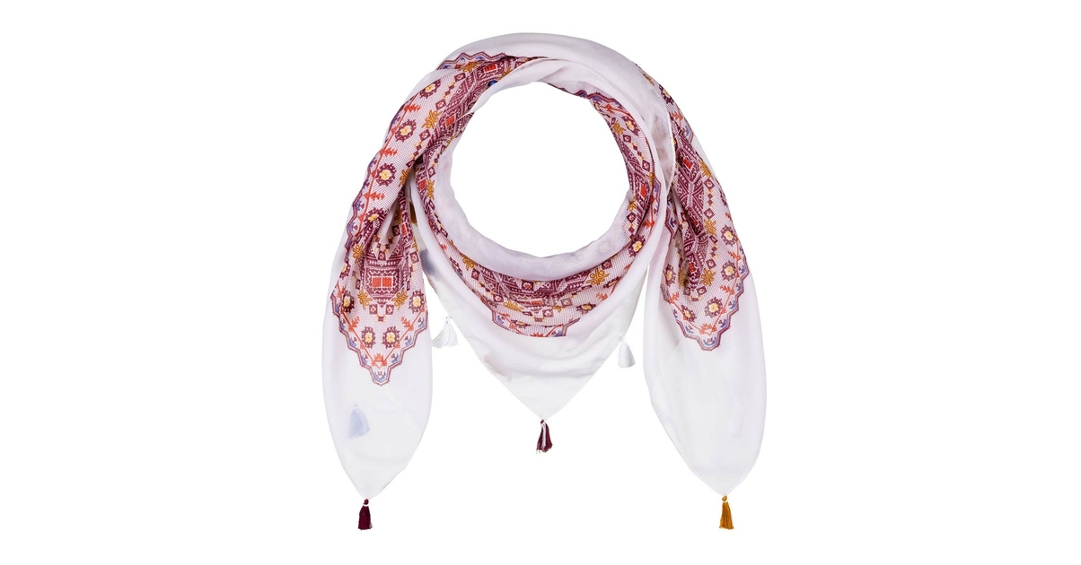 Foulard Femme Noir Et Blanc – Neuf, Sans étiquette, Style Polyvalent
