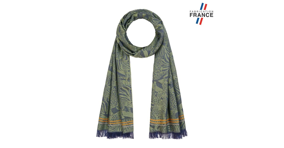 Écharpe Légère Avec Strass Vert Clair – Belle Et Scintillante, Occasion