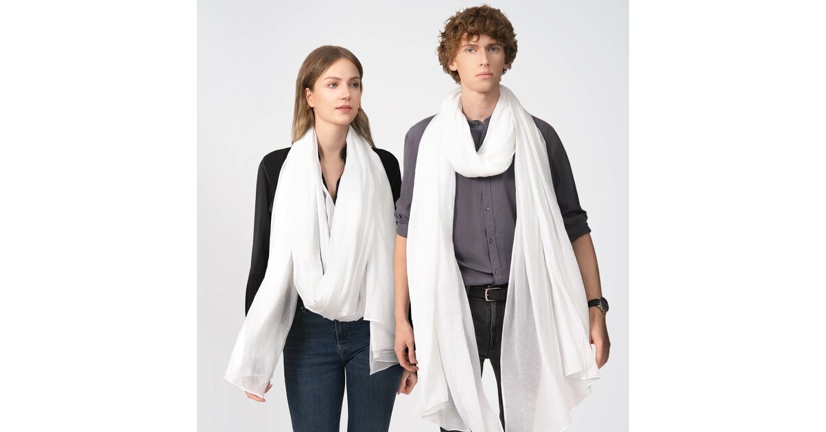 Chèche Écharpe Double Très Long 3 Métres 100% Coton - Foulard XXL Itendance