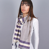foulard-femme-coton-violet-a-rayures--AT-04668