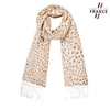 AT-05722-F10-FR-echarpe-femme-mouchetee-creme