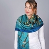 _Etole-soie-femme-turquoise