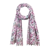 foulard-femme-rose-en-coton-fleurs-colorees--AT-06414