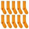 CH-00614_A12-1--_Lot-10-paires-de-chaussettes-homme-oranges-unies