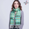 Echarpe-femme-motif-pois-verte-made-in-france--AT-06508_W12-1FR