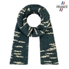 AT-06866_F12-1FR_Echarpe-epaisse-verte-zebree-creme-fabriquee-en-France