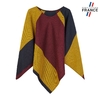 AT-06936_F12-1FR_Poncho-femme-patchwork-rouge-moutarde-fabriquee-en-France