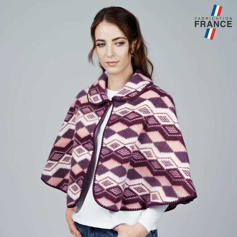 Cape D'épaule Chaude Double Face Hiver - En Peluche, Pour Femmes, Confort Et Soutien