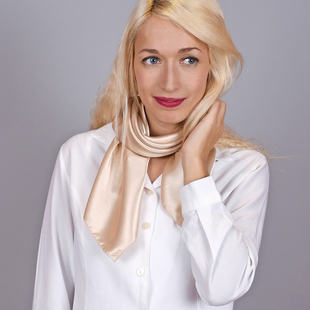 Foulard Carre Femme Beige Alea