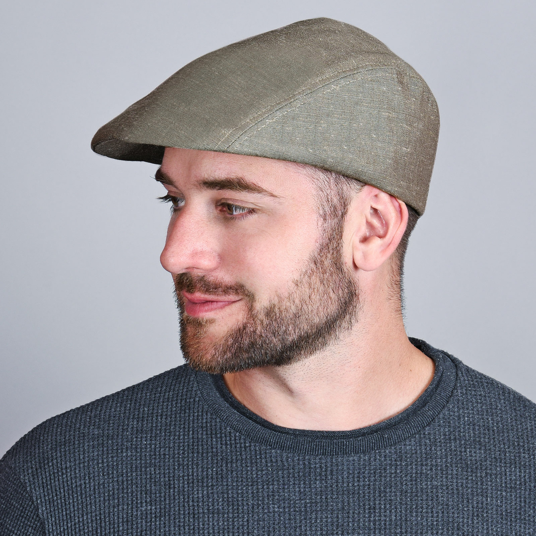 casquette homme plate