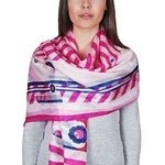 etole-soie-rayures-et-fleurs-fuchsia-AT-04703