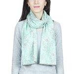 echarpe-coton-florale-verte-aqua-AT-04961