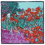 carre-soie-reproduction-tableau-iris-AT-04572