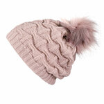 bonnet-rose-avec-pompon-et-doublure--CP-01550