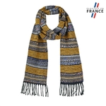 echarpe-femme-surpiqures-moutarde-AT-05685