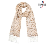 echarpe-femme-mouchetee-creme-AT-05722