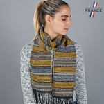 Aecharpe-graphique-moutarde-made-in-france-AT-05685
