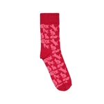 CH-00729-A12-chaussettes fantaisie-femme-chats-rouge