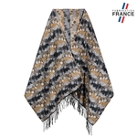 Chale-beige-cashkrill-motif-chat--AT-06316