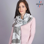 Chale-femme-art-moderne-gris-AT-05506