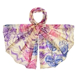 _Etole-femme-soie-abstraction-jaune-violet